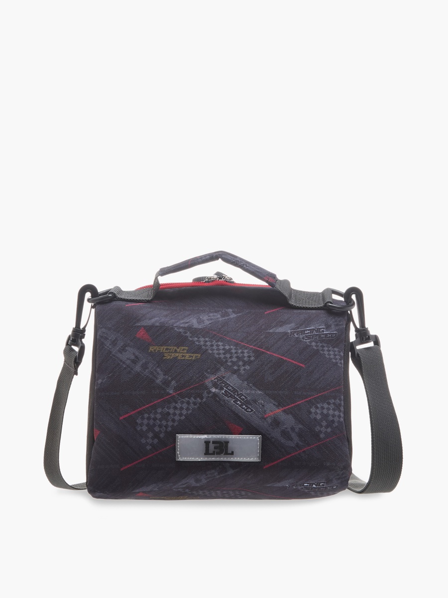 Monster Truck Graphic Print Lunch Bag with Zip Closure