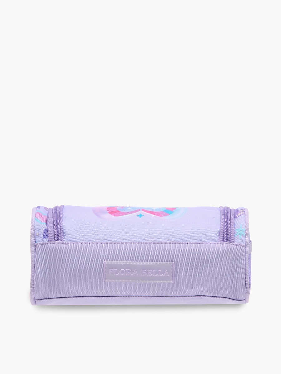 Heart Print Pencil Pouch with Zip Closure