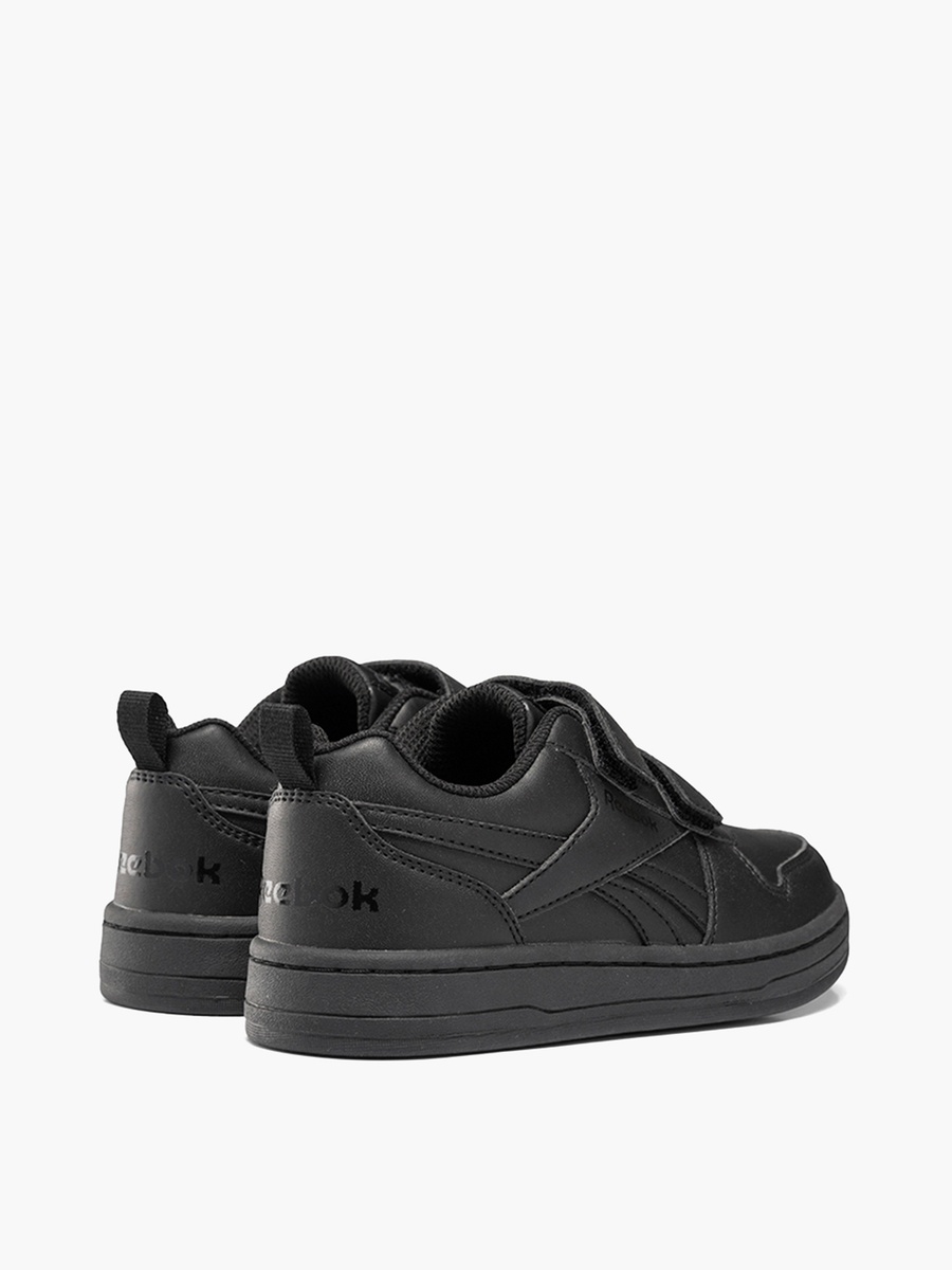 Kids Panelled School Shoes with Hook and Loop Closure