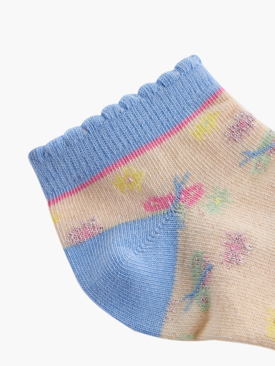 Assorted Ankle Length Socks - Set of 5