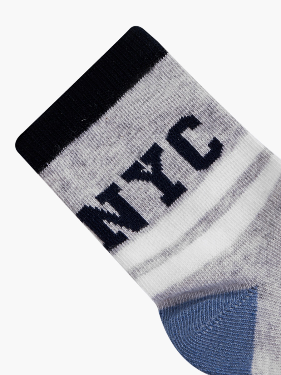 Assorted Crew Length Socks - Set of 5