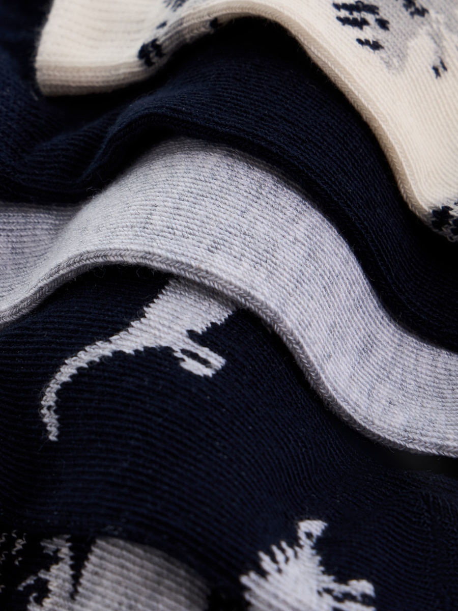 Assorted Ankle Length Socks - Set of 5