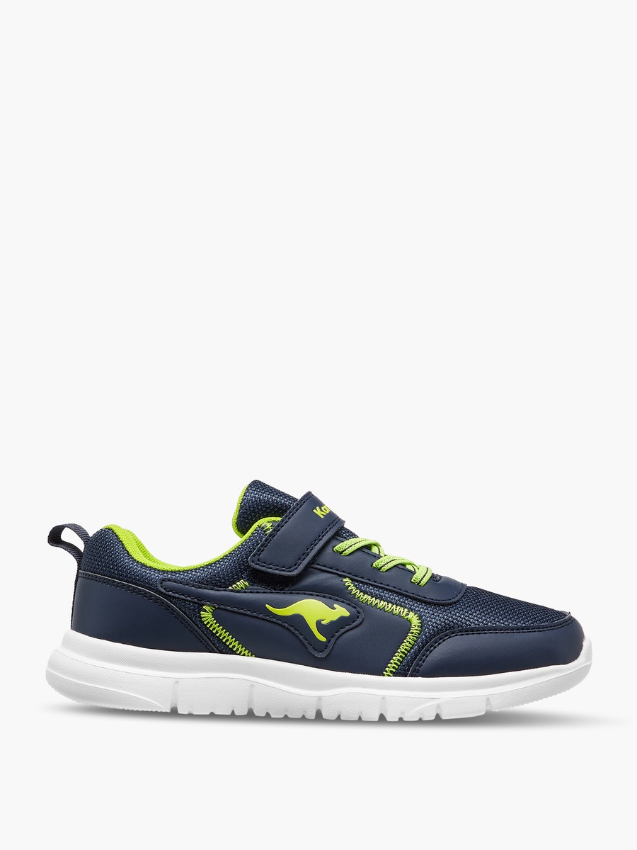 Panelled Sports Shoes with Hook and Loop Closure