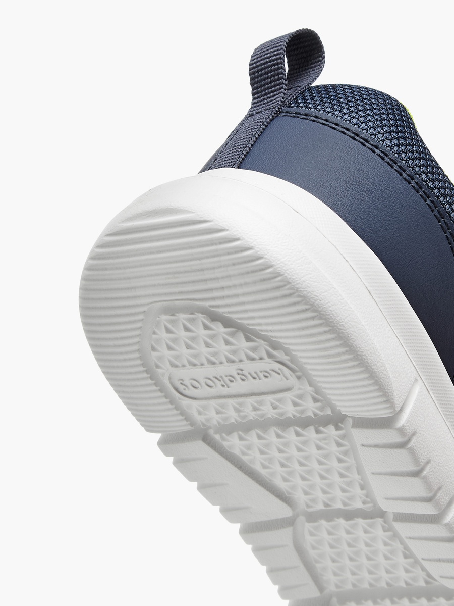 Panelled Sports Shoes with Hook and Loop Closure