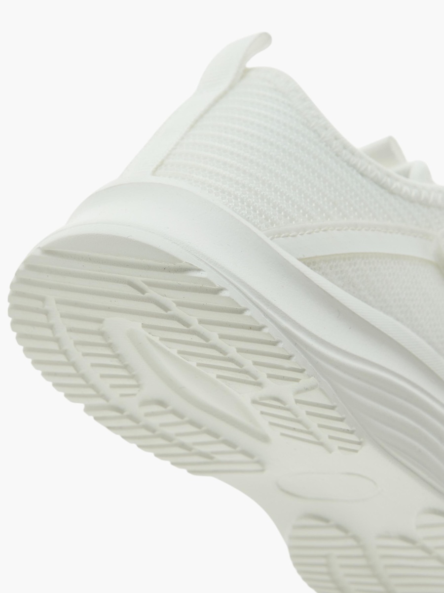 Panelled Sports Shoes with Hook and Loop Closure