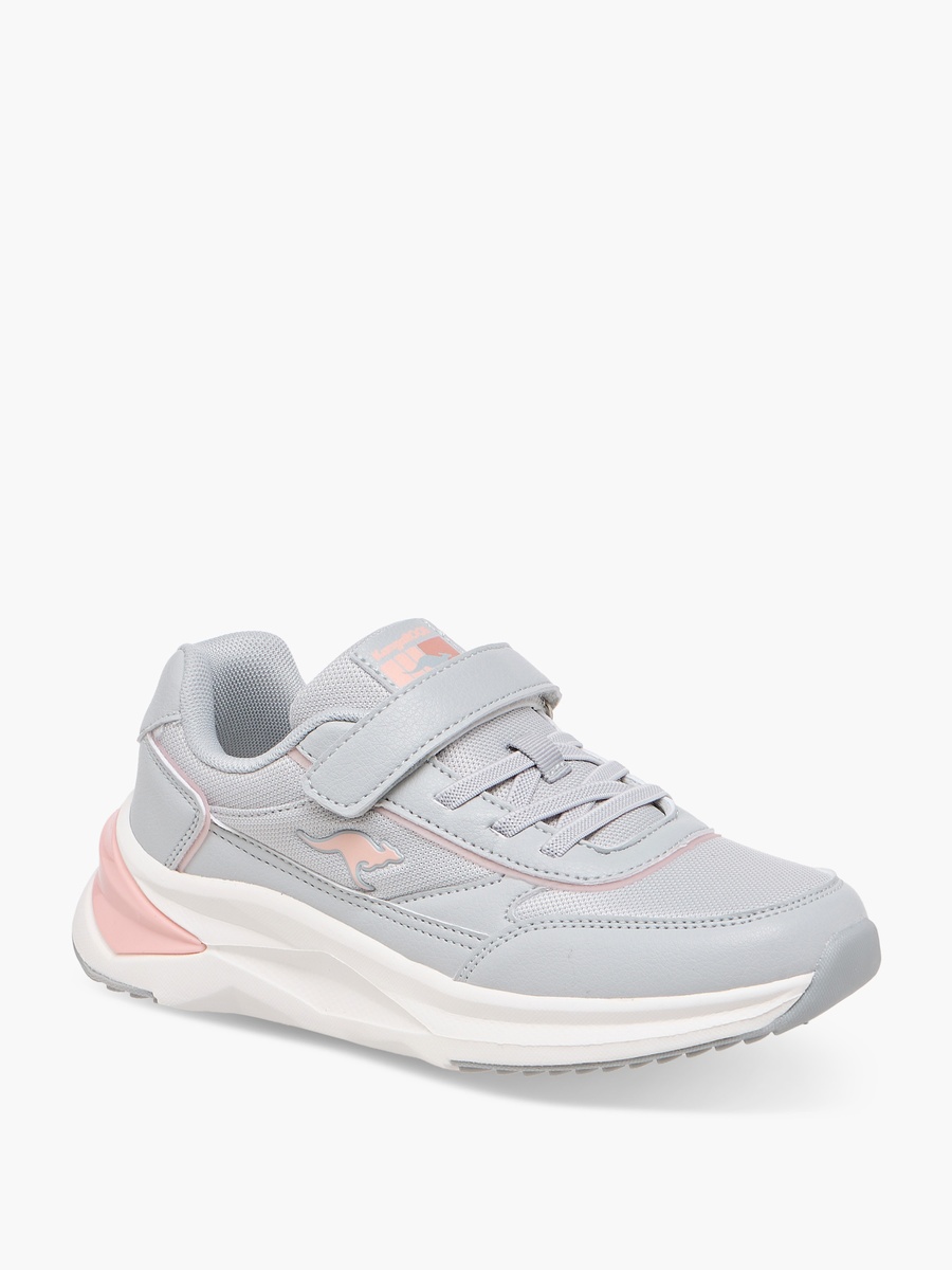 Panelled Sports Shoes with Hook and Loop Closure