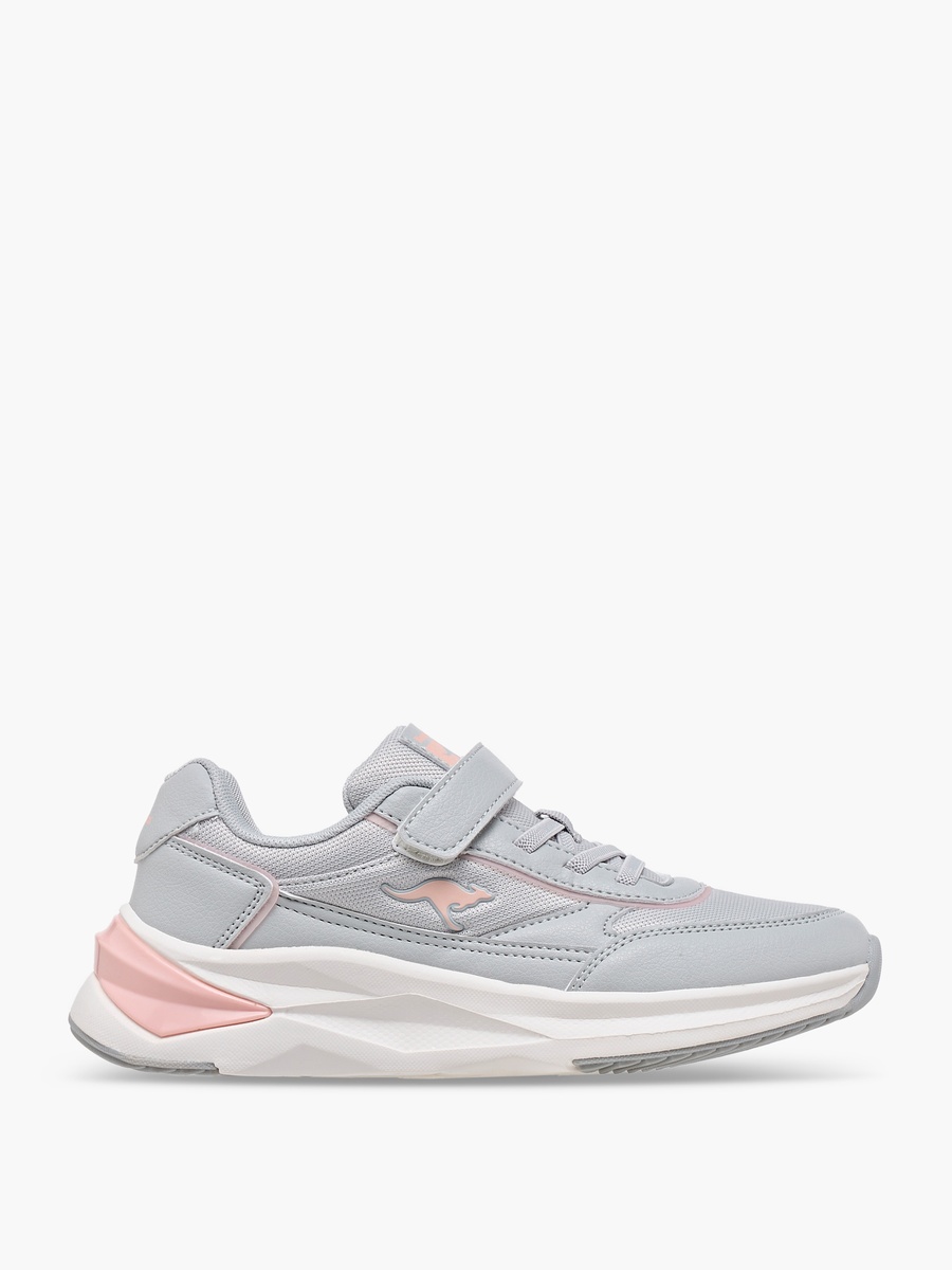 Panelled Sports Shoes with Hook and Loop Closure