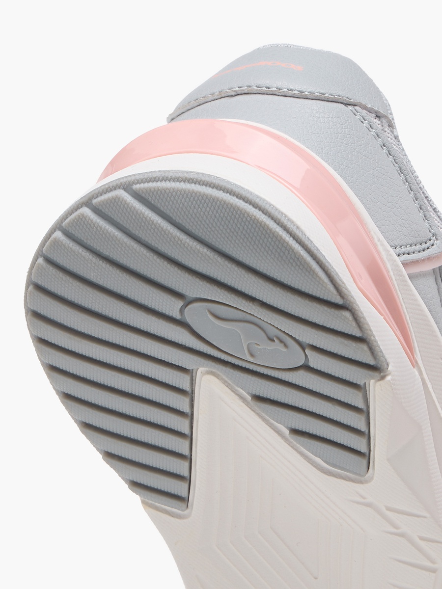 Panelled Sports Shoes with Hook and Loop Closure