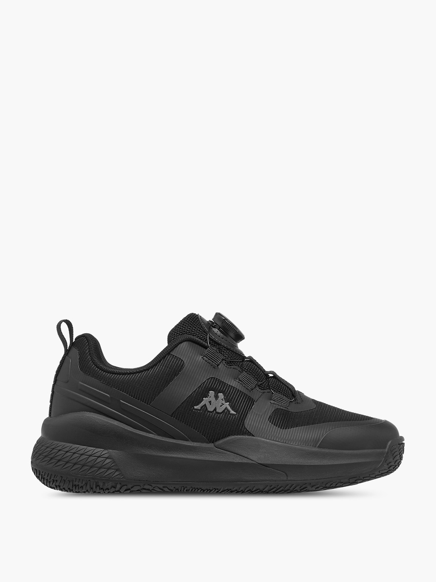 Logo Print Sports Shoes with Rotating Buckle Closure