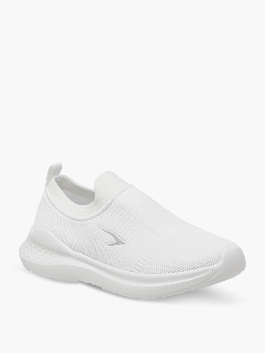 Textured Slip-On Sports Shoes with Pull Tab