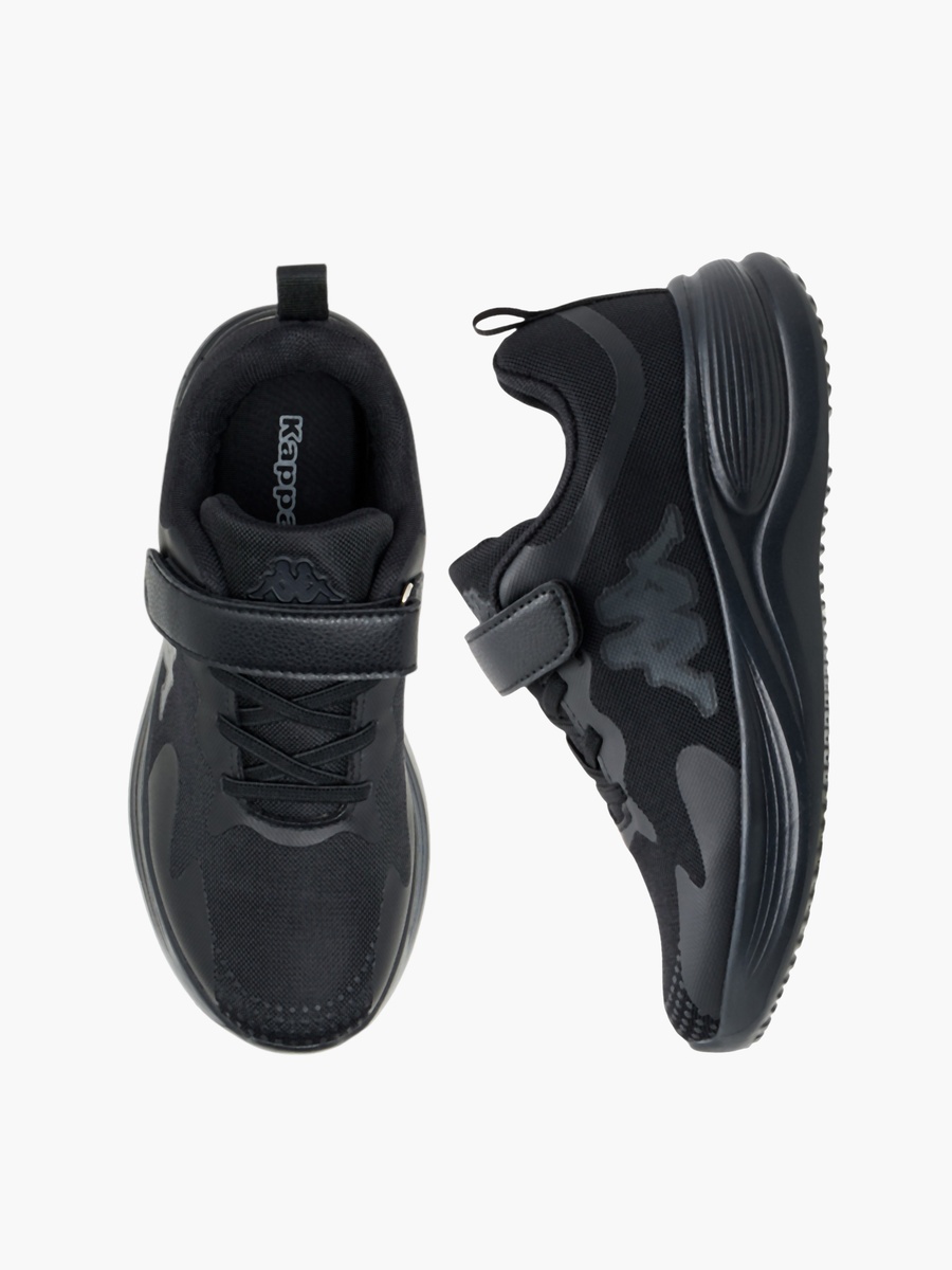 Logo Detail Sports Shoes with Hook and Loop Closure