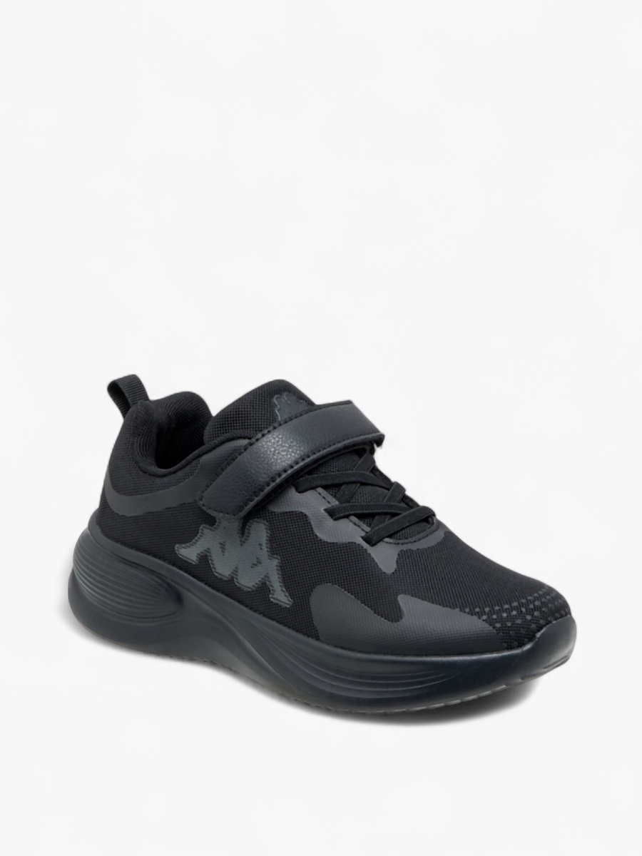 Logo Detail Sports Shoes with Hook and Loop Closure