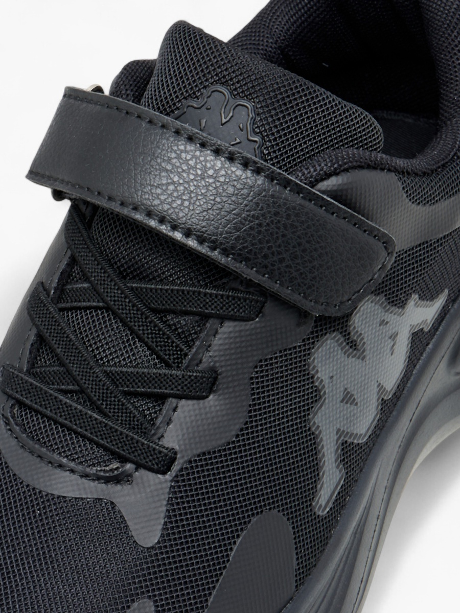 Logo Detail Sports Shoes with Hook and Loop Closure