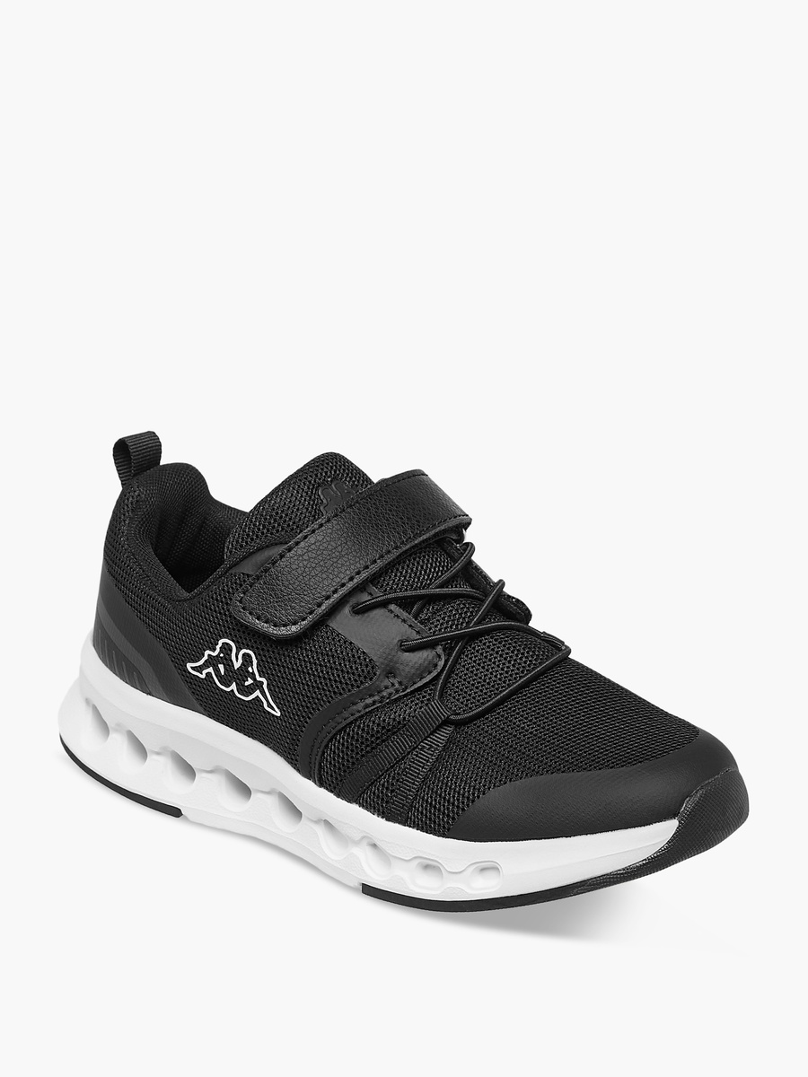 Logo Detail Sports Shoes with Hook and Loop Closure