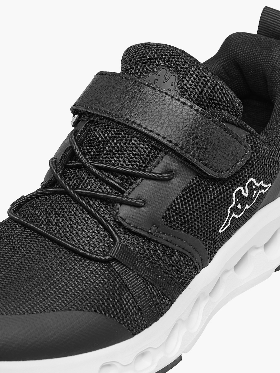 Logo Detail Sports Shoes with Hook and Loop Closure