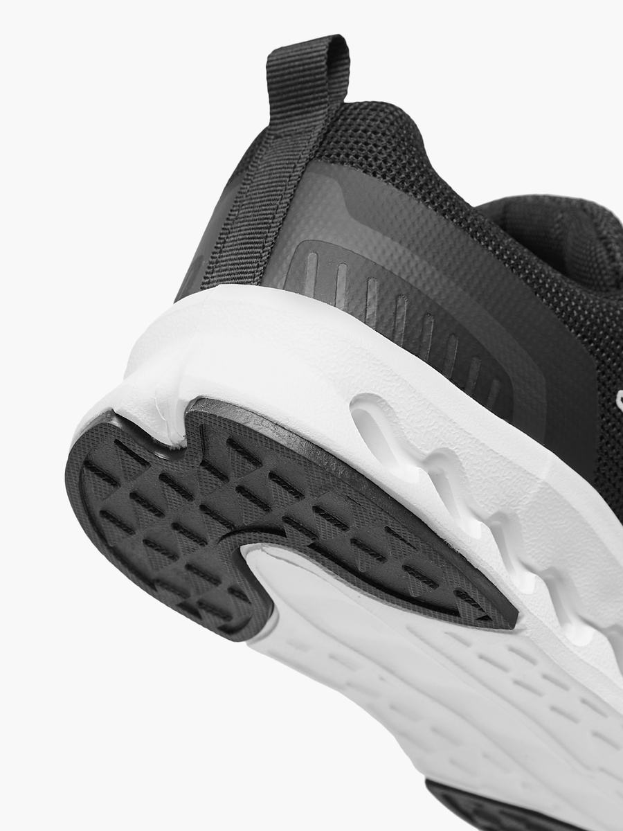 Logo Detail Sports Shoes with Hook and Loop Closure