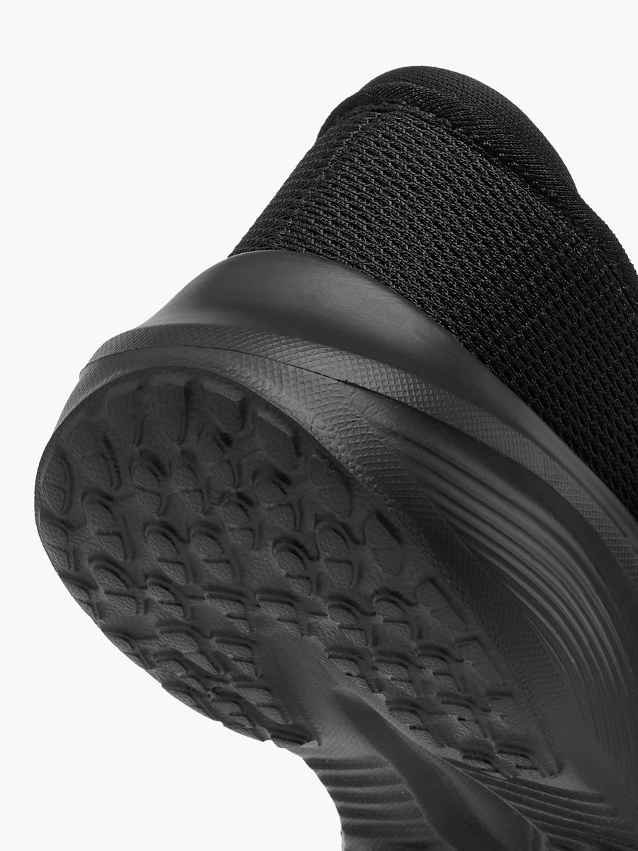Textured School Shoes with Hook and Loop Closure