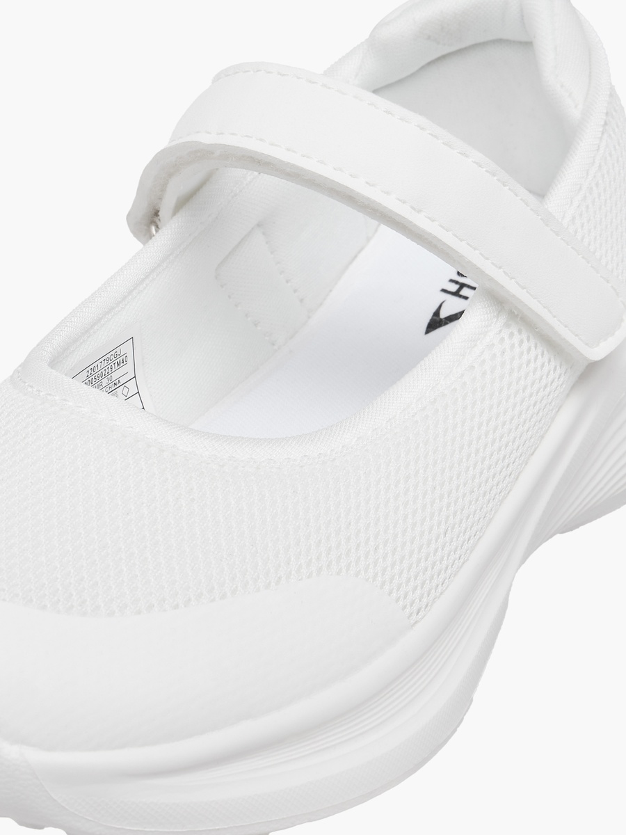 Textured School Shoes with Hook and Loop Closure