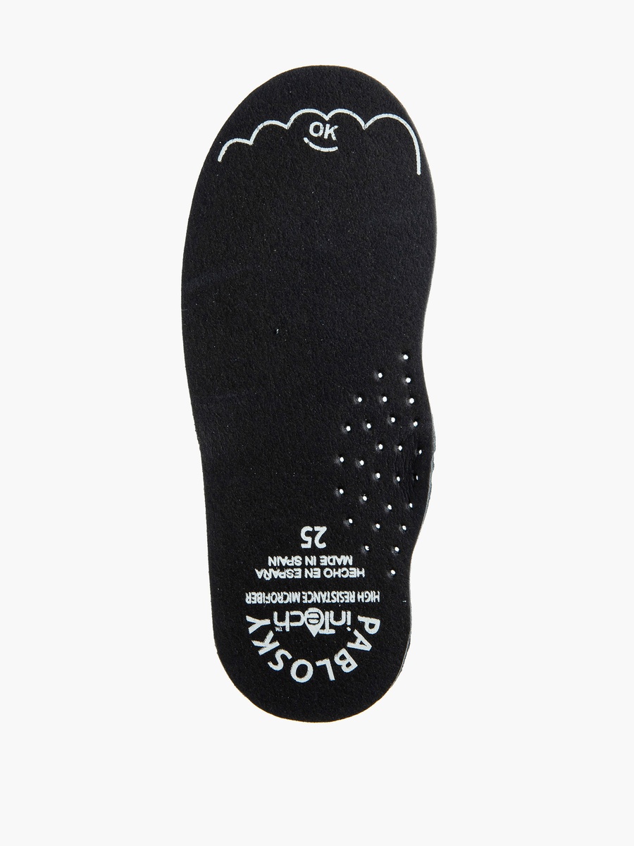 Logo Print Mary Jane School Shoes with Hook and Loop Closure - 360015