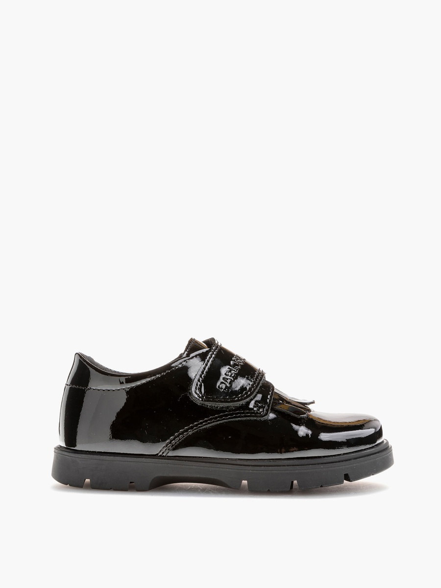 School Shoes with Hook and Loop Closure - 360419-J