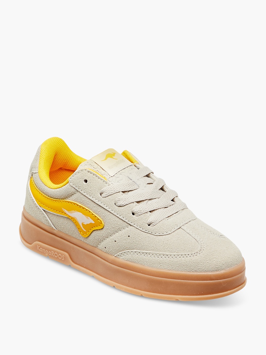 Panelled Sneakers with Lace-Up Closure