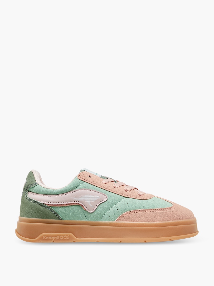 Panelled Sneakers with Lace-Up Closure