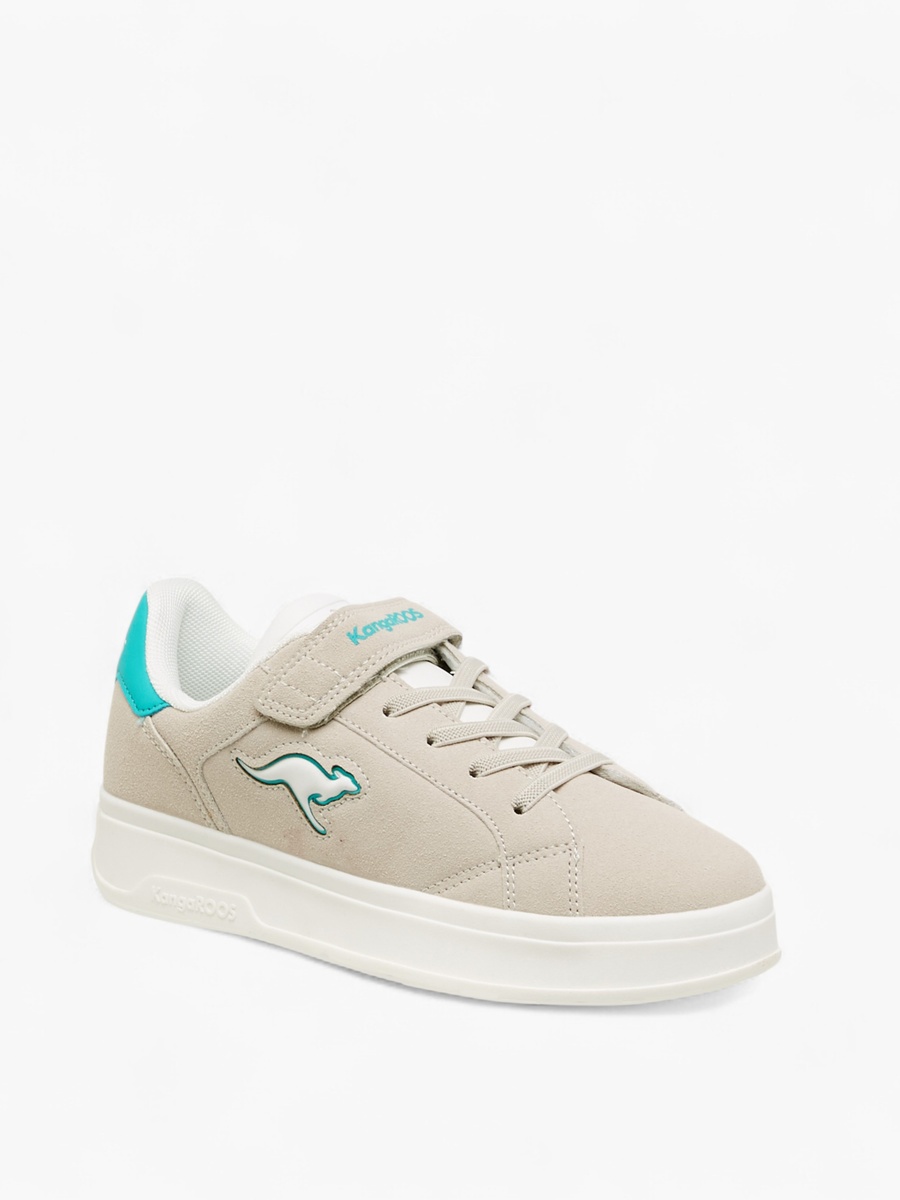 Panelled Sneakers with Hook and Loop Closure