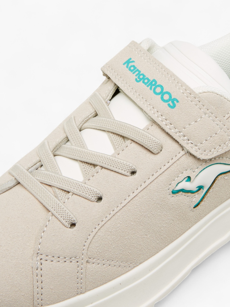 Panelled Sneakers with Hook and Loop Closure