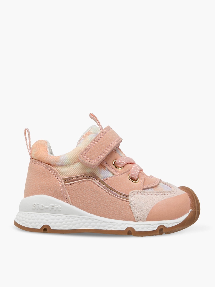 Panelled Sneakers with Hook and Loop Closure