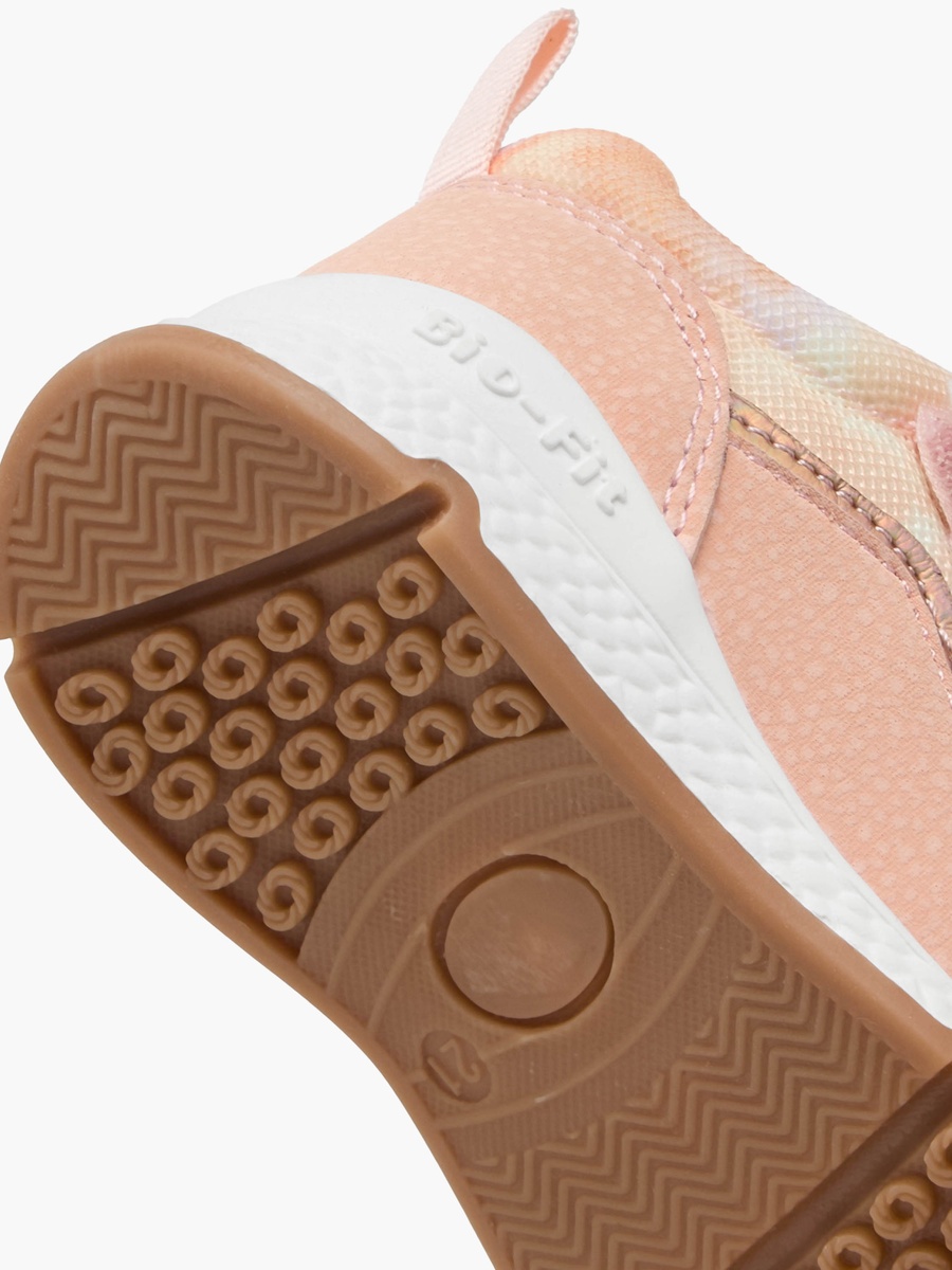 Panelled Sneakers with Hook and Loop Closure