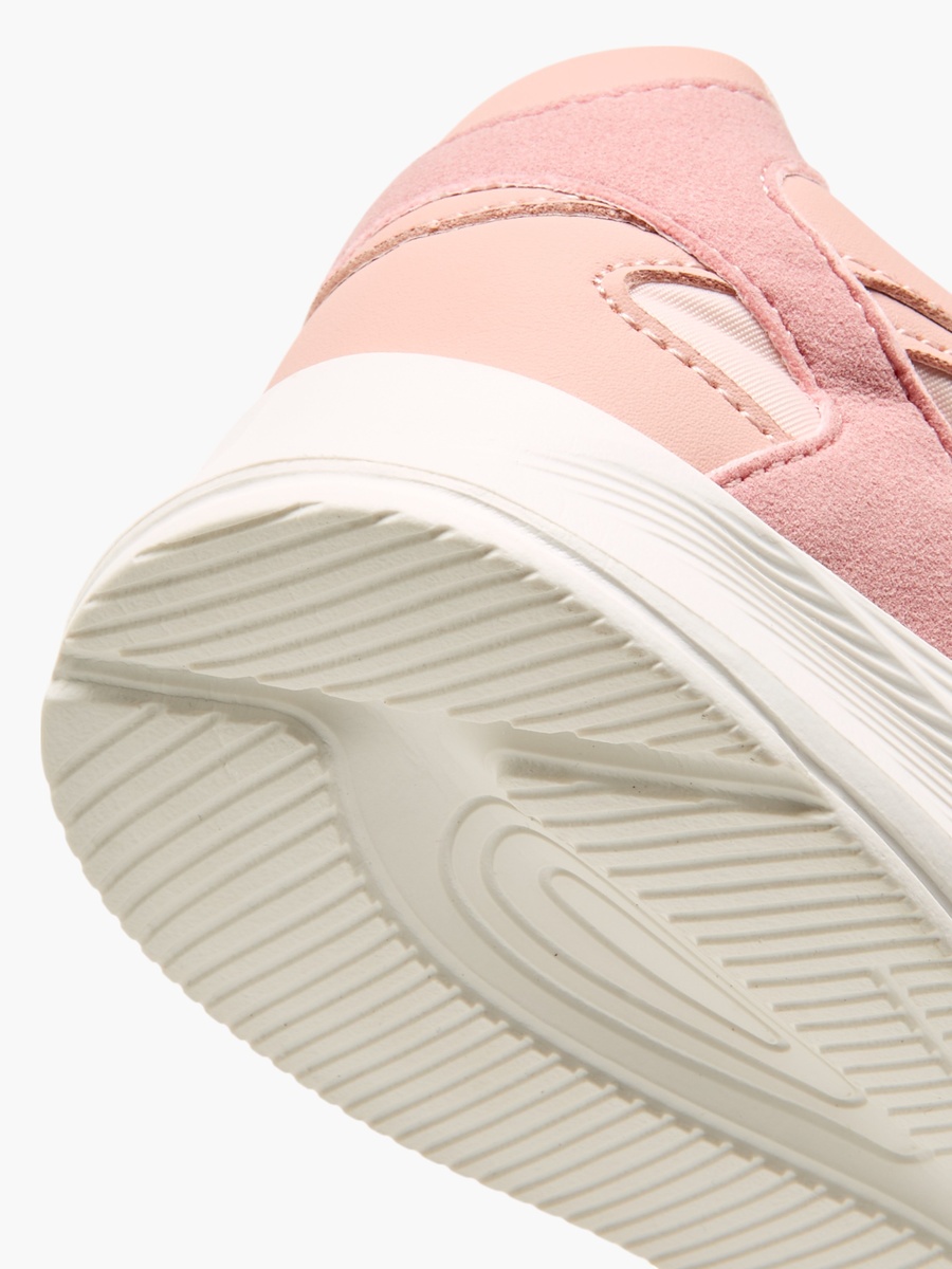 Panelled Sneakers with Hook and Loop Closure