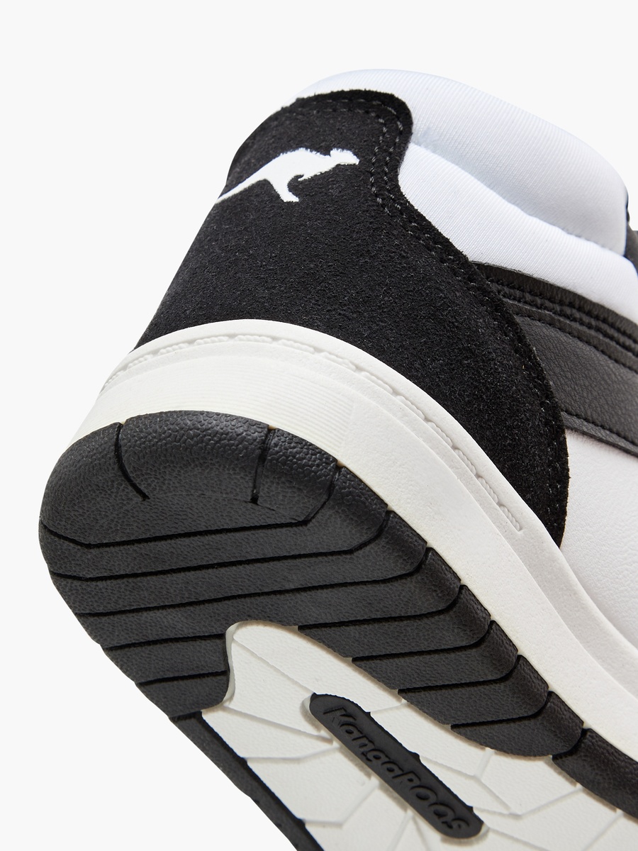 Color Block High Top Sneakers with Hook and Loop Closure
