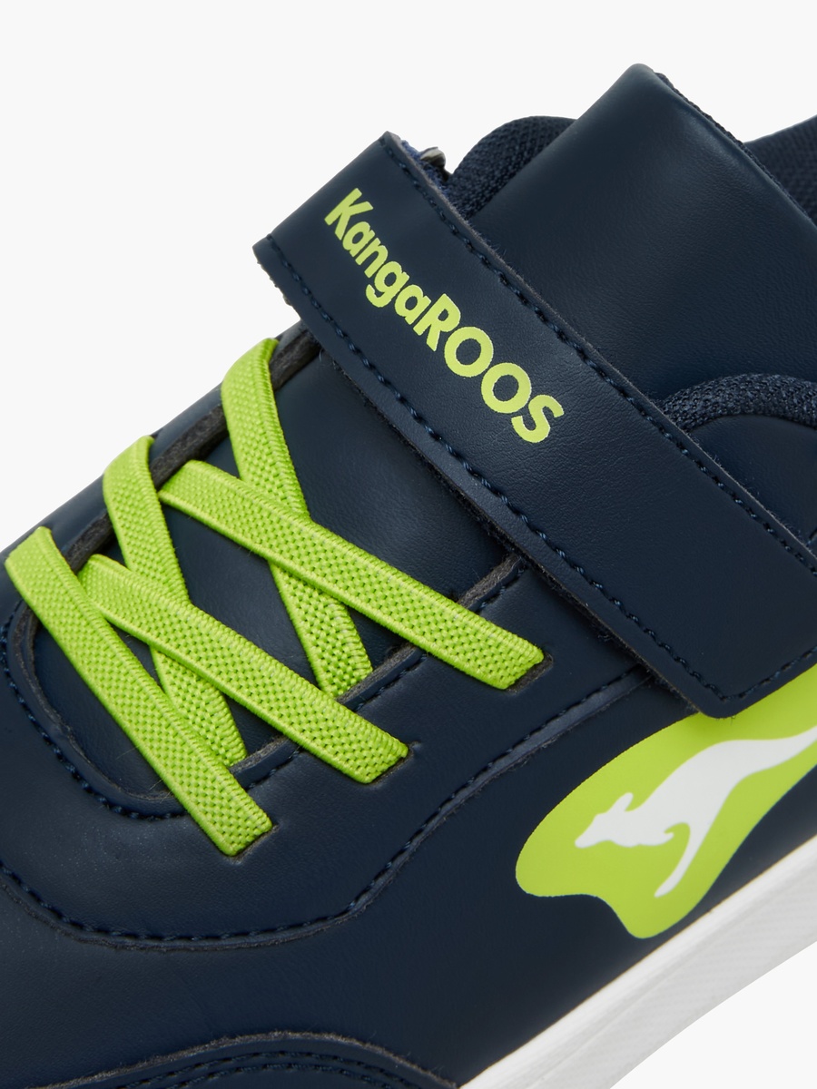 Panelled Sneakers with Hook and Loop Closure
