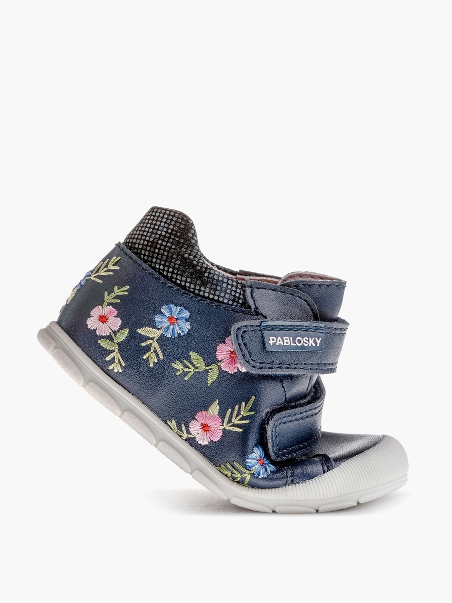 High Top Sneakers with Hook and Loop Closure - 059725