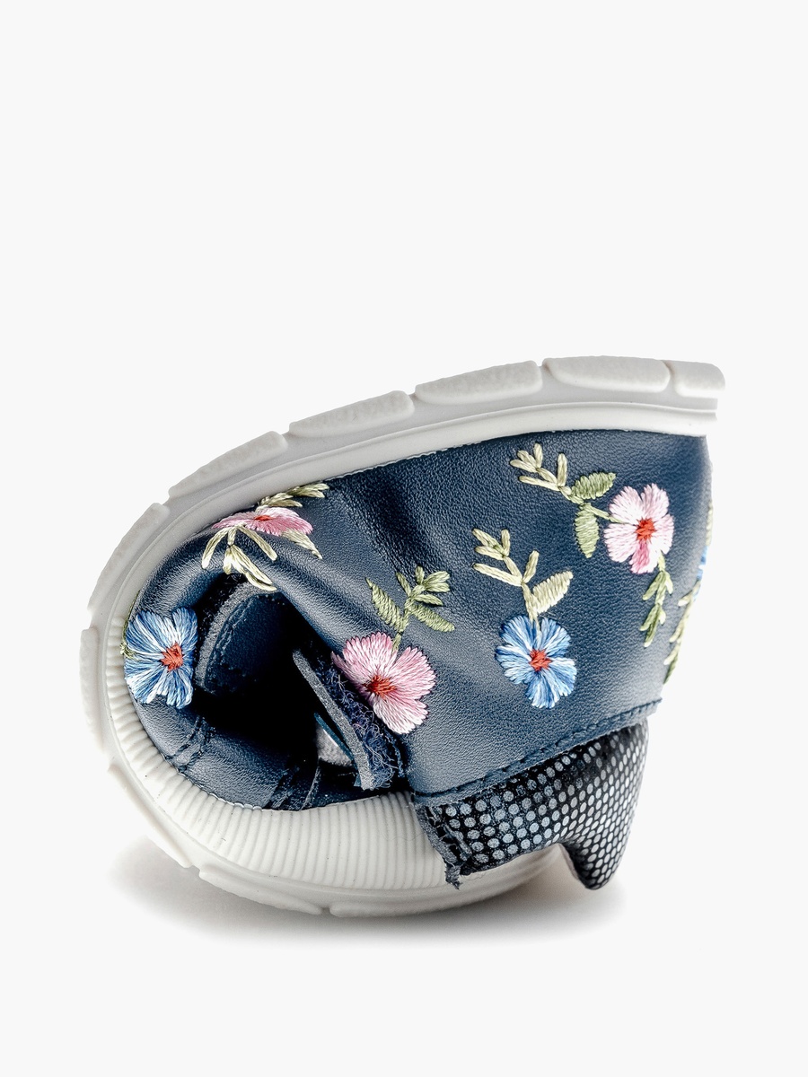 High Top Sneakers with Hook and Loop Closure - 059725