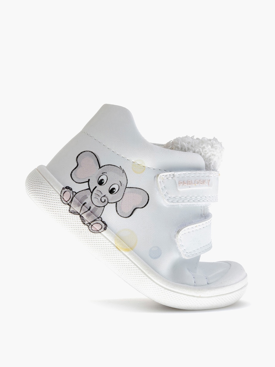 High Top Sneakers with Hook and Loop Closure