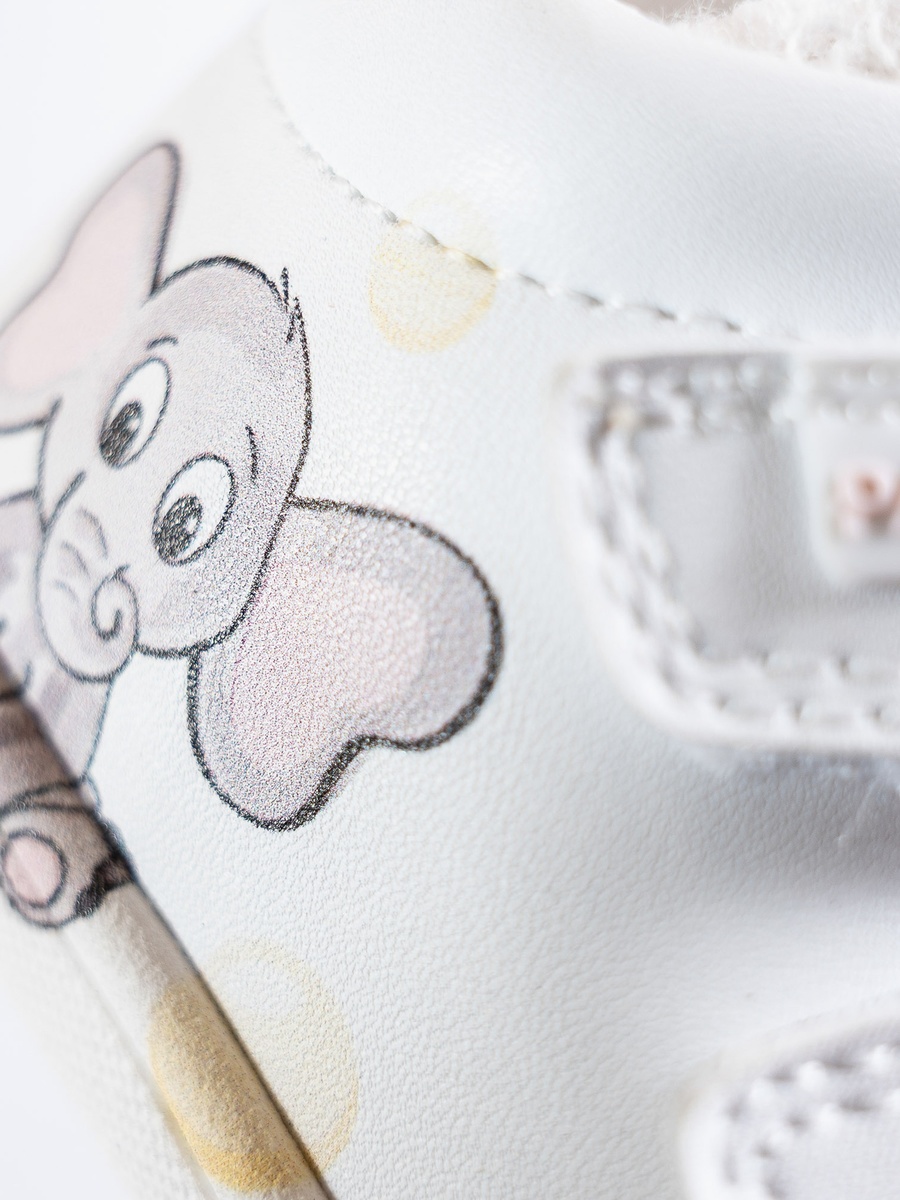 High Top Sneakers with Hook and Loop Closure