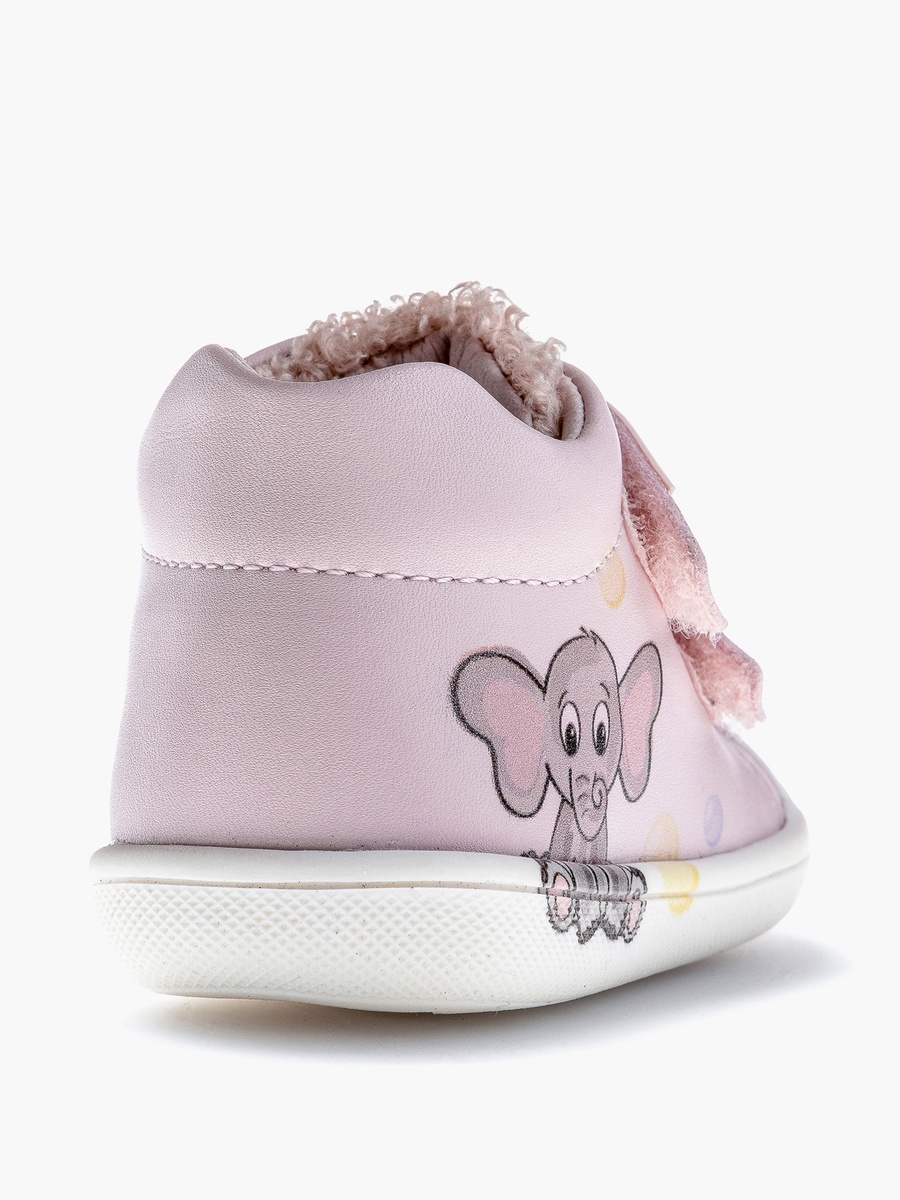 High Top Sneakers with Hook and Loop Closure