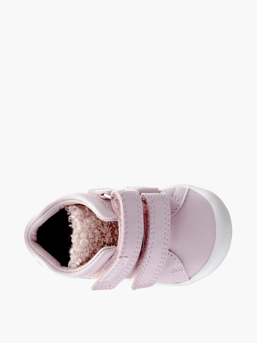 High Top Sneakers with Hook and Loop Closure