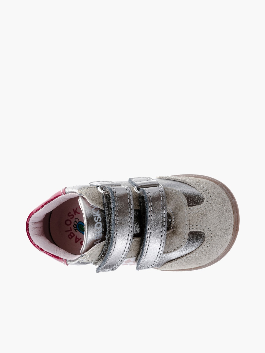 High Top Sneakers with Hook and Loop Closure - 062750