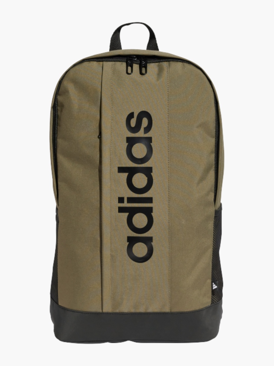 Logo Print School Backpack with Adjustable Straps and Zip Closure - 14x28x45 cm