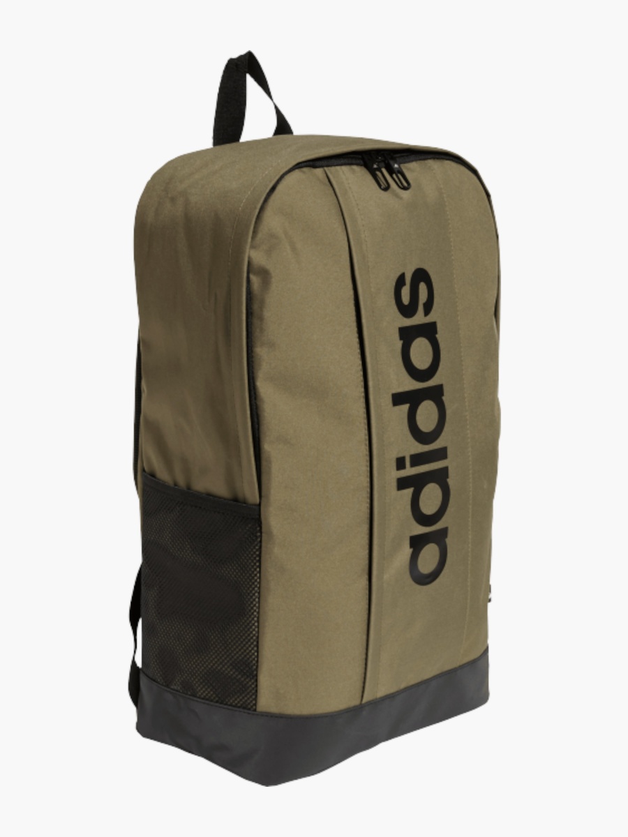Logo Print School Backpack with Adjustable Straps and Zip Closure - 14x28x45 cm