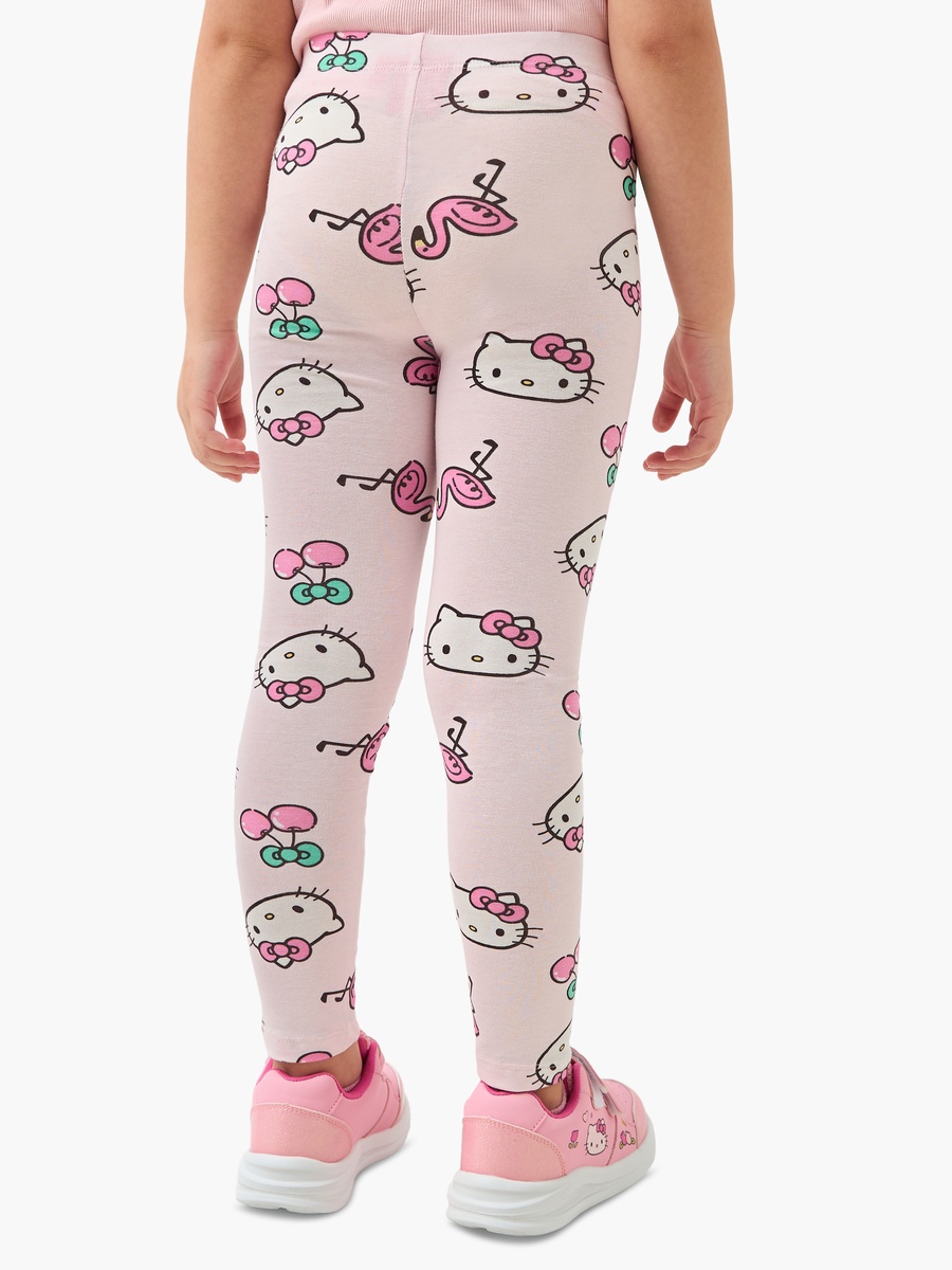All-Over Hello Kitty Print Leggings with Elasticated Waistband