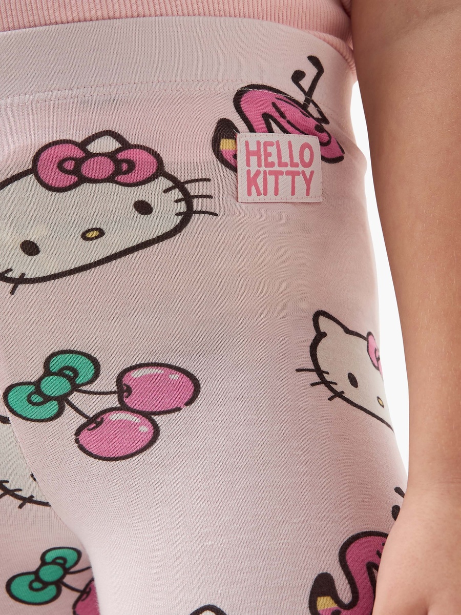 All-Over Hello Kitty Print Leggings with Elasticated Waistband