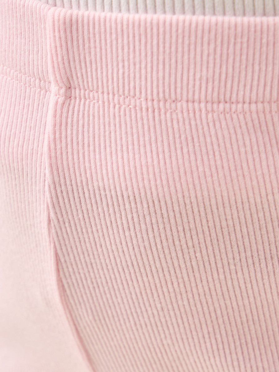 Ribbed Leggings with Elasticated Waistband
