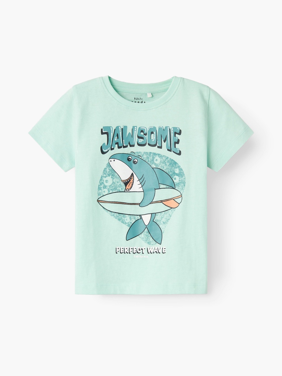 Name It Graphic Print T-Shirt with Short Sleeves