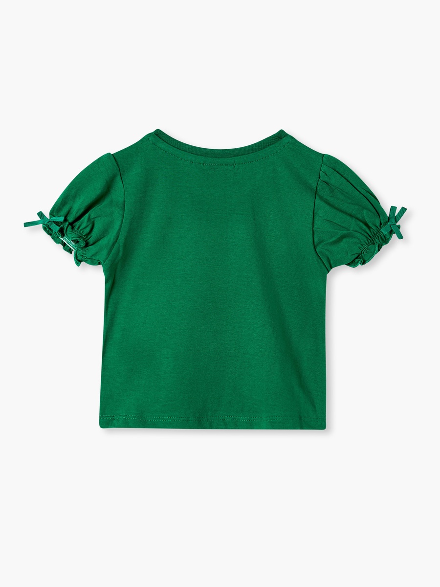 KSA National Day Print T-Shirt with Cap Sleeves