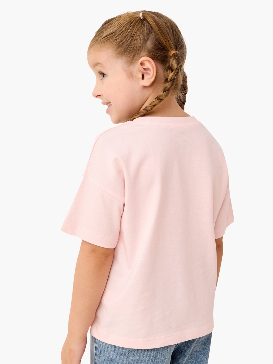 Graphic Print T-Shirt with Short Sleeves