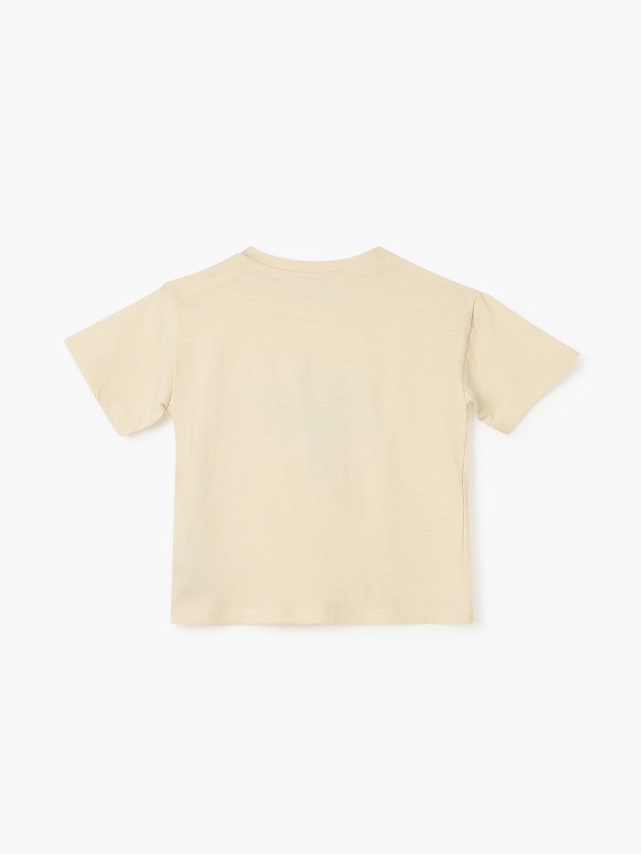 Tree Print T-Shirt with Short Sleeves