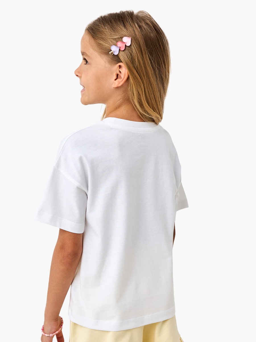 Sequinned T-Shirt with Short Sleeves